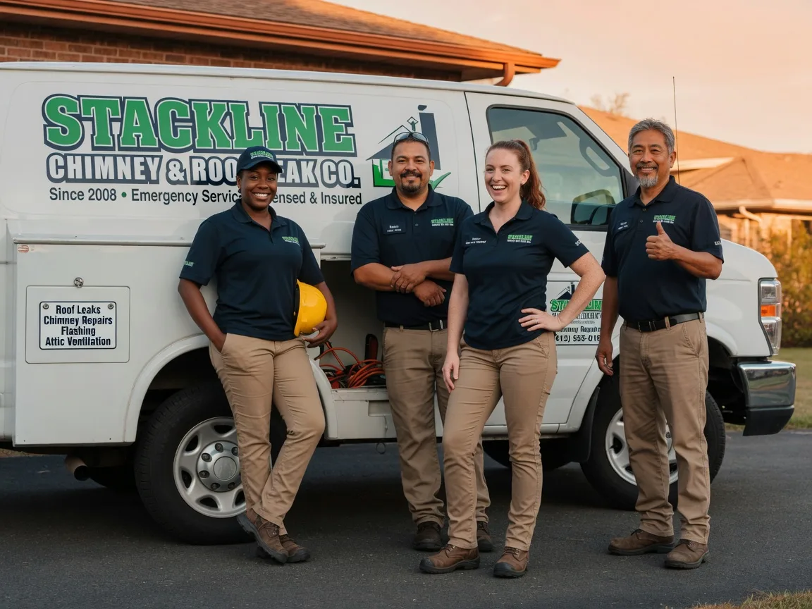 Chimney flashing repair company in Newton, IL